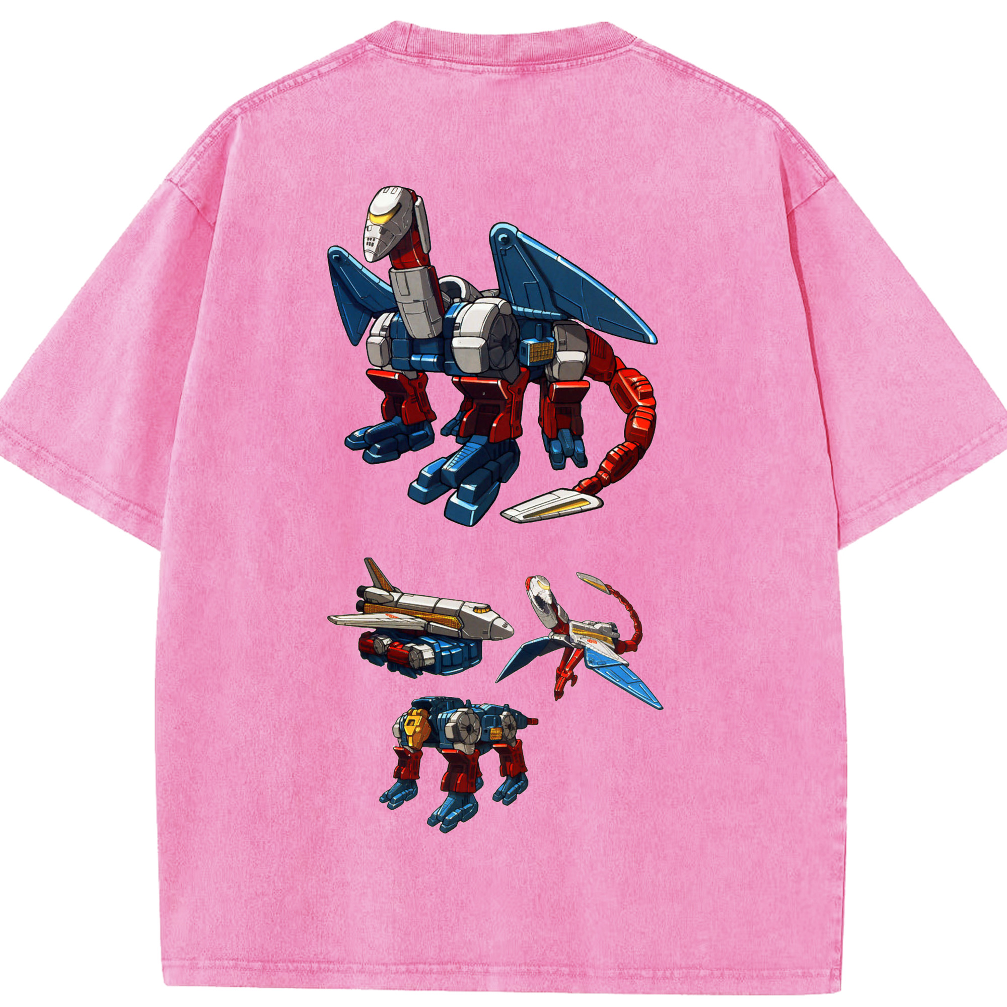 （画像用）  綿100% ヴィンテージ風 半袖Tシャツ（背面プリント）